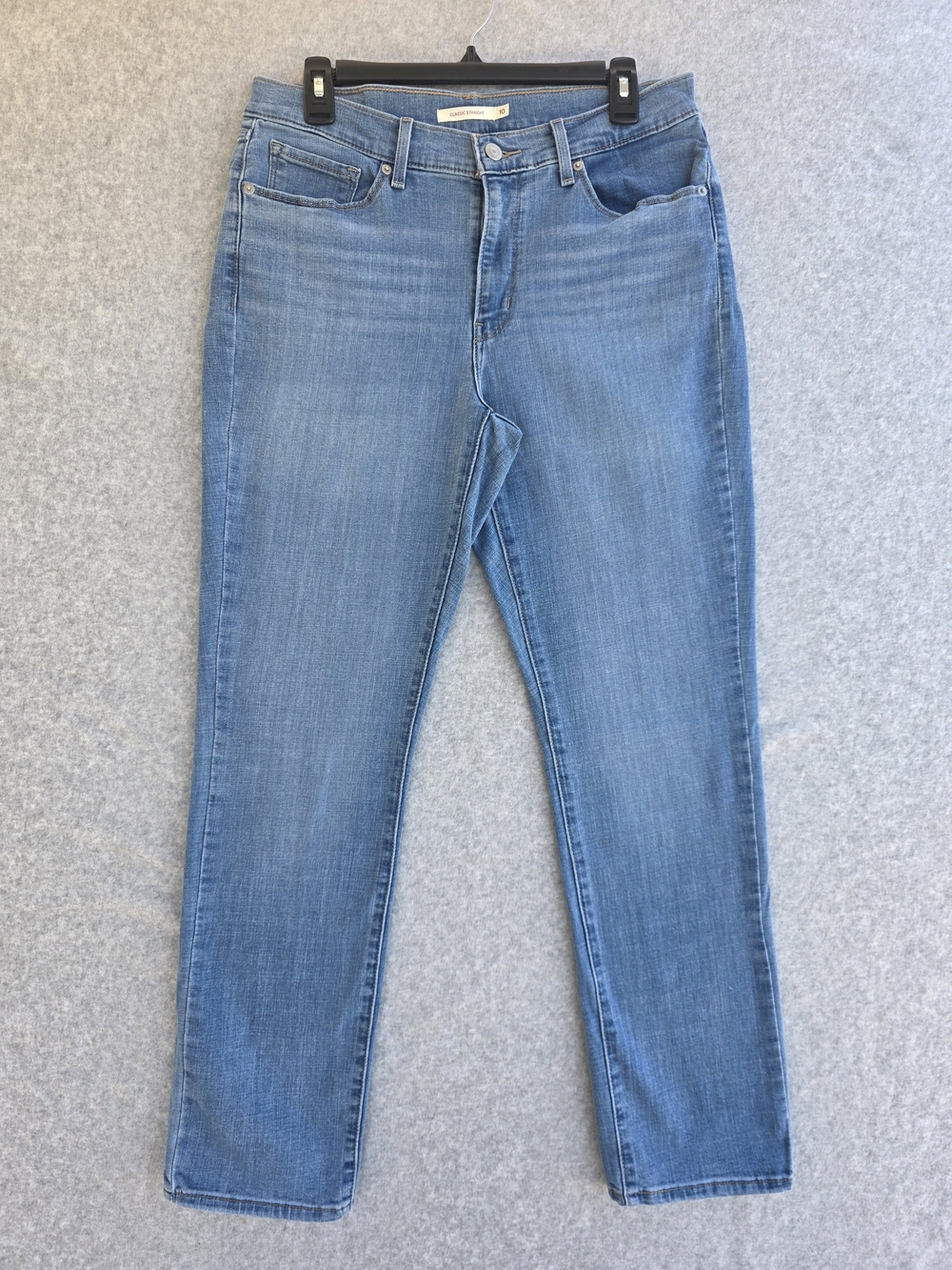 Levu's Light Blue Women's Classic Straight Jeans Size 10M 30x30
